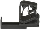 Clip für Kabel Ø 6.6…7.5mm, parallel zur Befestigung unten, schwarz