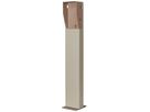 Montagesäule Scame BE-W einseitig 1553×250×175mm Stahl bronze