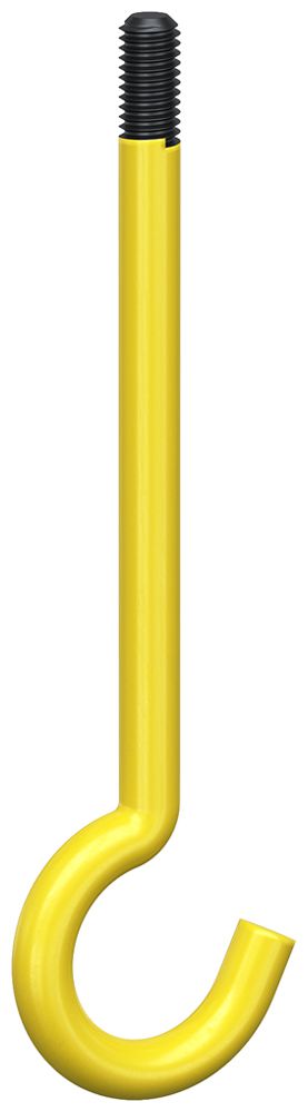 Hakenschraube Kaiser Ø26mm M5×65mm isoliert gelb