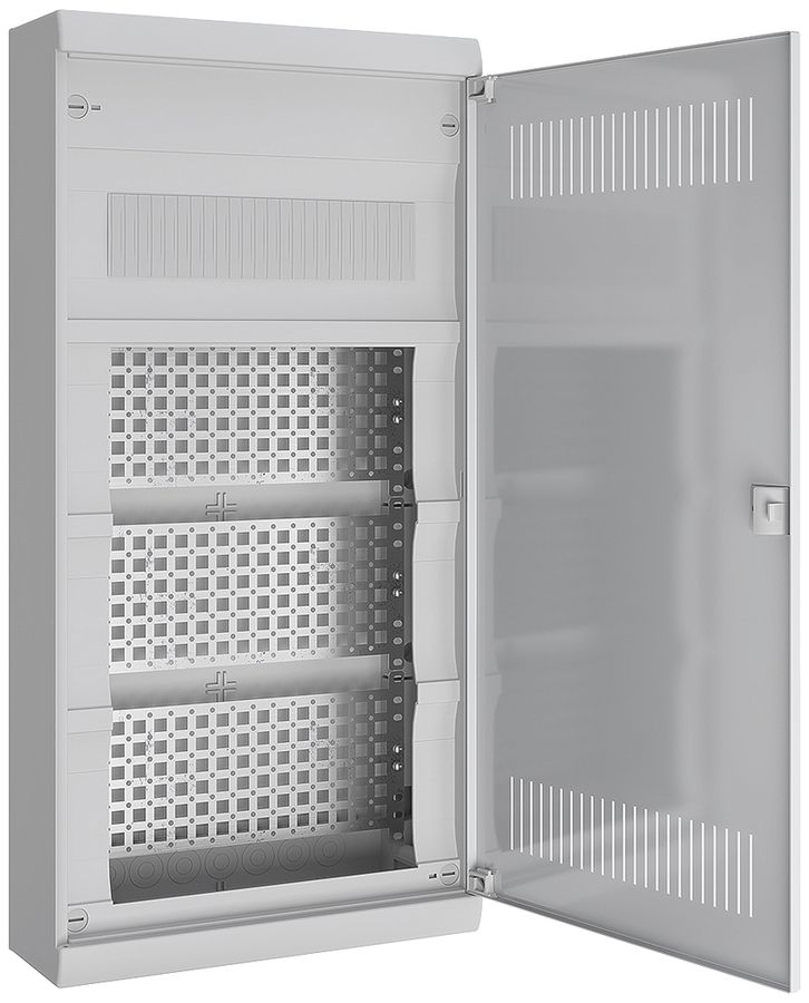 Tableau de distribution AP Schneider Electric Resi9, multimédia, 4-rangées, 12UM