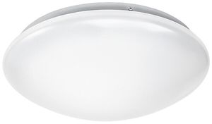 Luminaire rond LED ESYLUX ELLEN, 12W 3000K 1150lm Ø300×95mm IP20, blanc