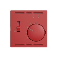 Frontset EDIZIOdue berry 60×60mm für Raumthermost. mit Fühler