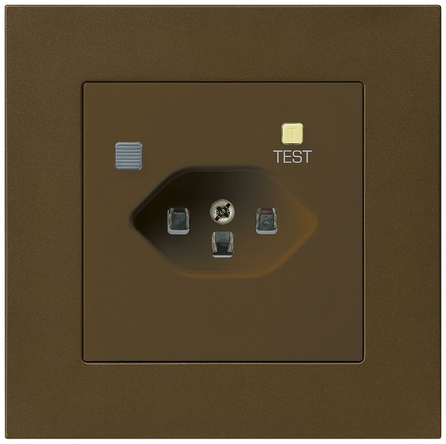 Presa INC KPR T23 FI 30mA marrone