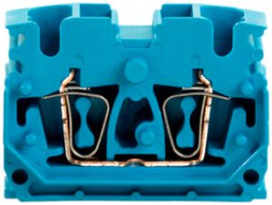 Durchgangs-Reihenklemme Weidmüller ZDUB DM Zugfeder 2.5mm² blau