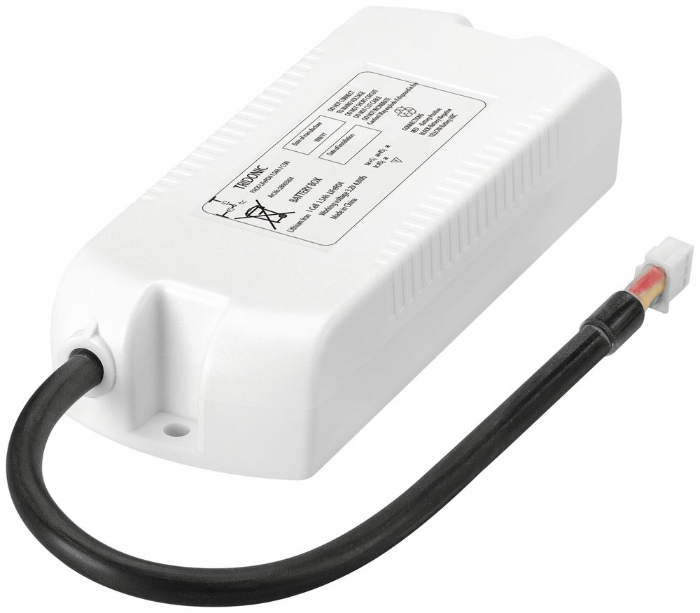 Accu p.haute température Tridonic LiFePO4 3Ah, 3.2V×2cell.p.élément sécurité CON