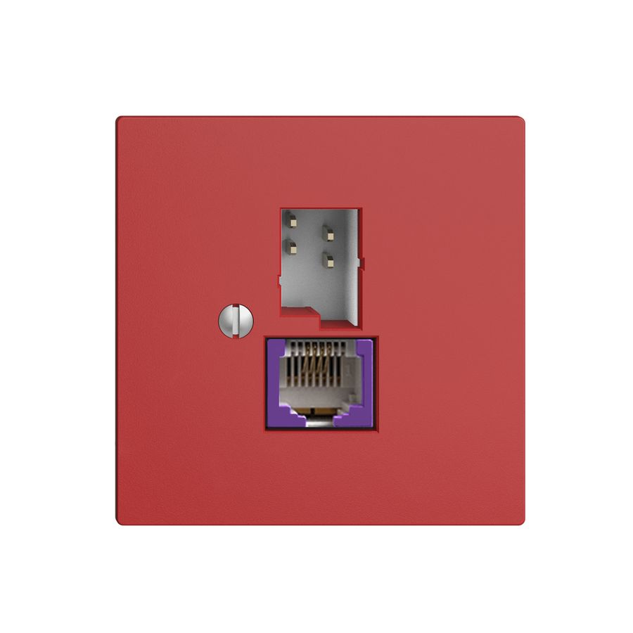 Dose T+T 6P/1×RJ45 DSL-Breitband EDIZIOdue berry