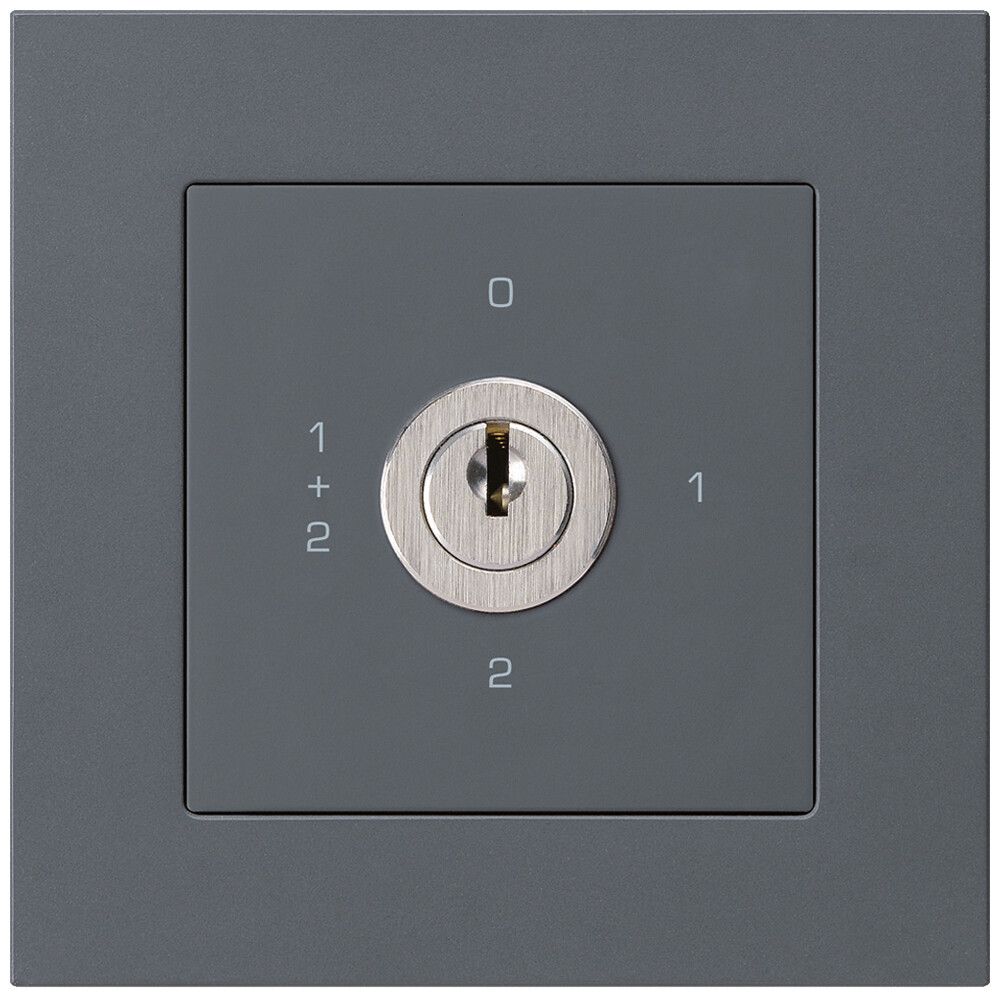 Interruttore rotativo INC kallysto.pro 1/1L antracite con serratura Kaba 8