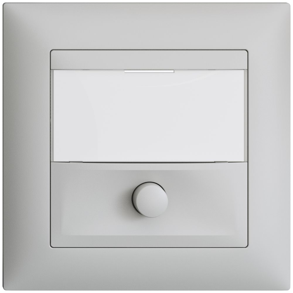 UP-Taster mit Namensschild EDIZIOdue hellgrau