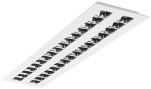 EB-LED-Deckenleuchte Sylvania OPTIX 1250 ALU 27W 3600lm 4000K DIM weiss