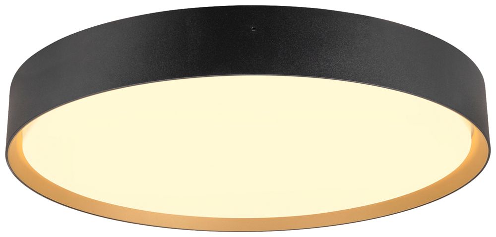 LED-Deckenleuchte SLV DECONA 42 23W 2550lm 930/940 IP44 DIM Ø420mm schwarz/gold