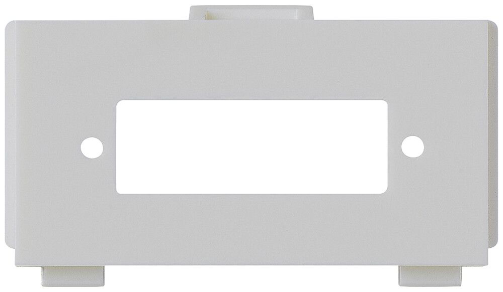 Modulo multimedia M3 FO vuoto per 1 SC Duplex grigio chiaro