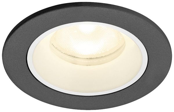 LED-Downlight SLV NUMINOS XS 6.9W 1000lm 4000K WB DALI Ø65×45mm sz/ws