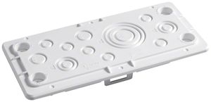 Plaque passe-câbles Hager univers pour armoires 6×M16 2×M20 2×M16/25 1×M25/40/50