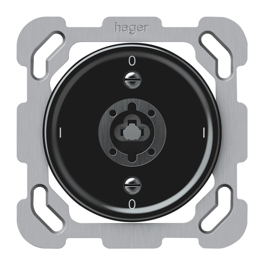 UP-Schlüsselschalter origin Ausschalter 0/2L 16A 250V 0-I-0-I 77×77mm schwarz