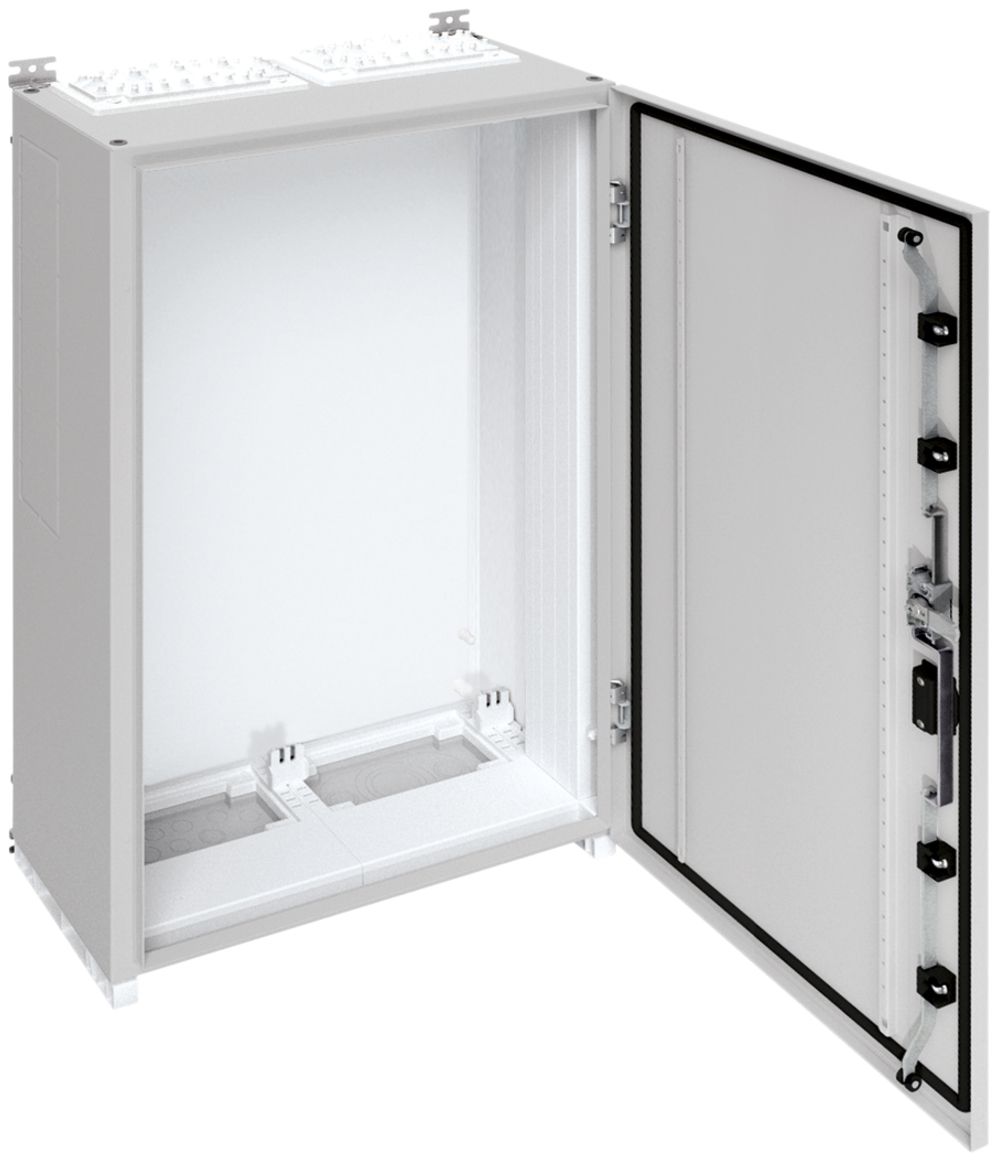 Wandschrank Hager univers mit Volltür SK II IP55 950×550×275mm RAL 7035