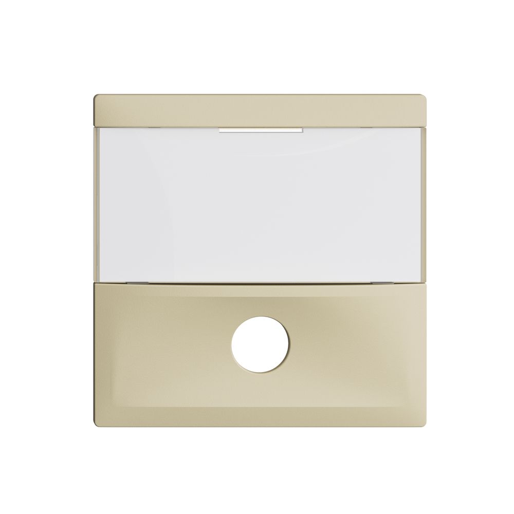 Frontplatte EDIZIOdue vanille, für Sonnerietaster