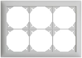 UP-Kopfzeile EDIZIOdue 2×3 hellgrau