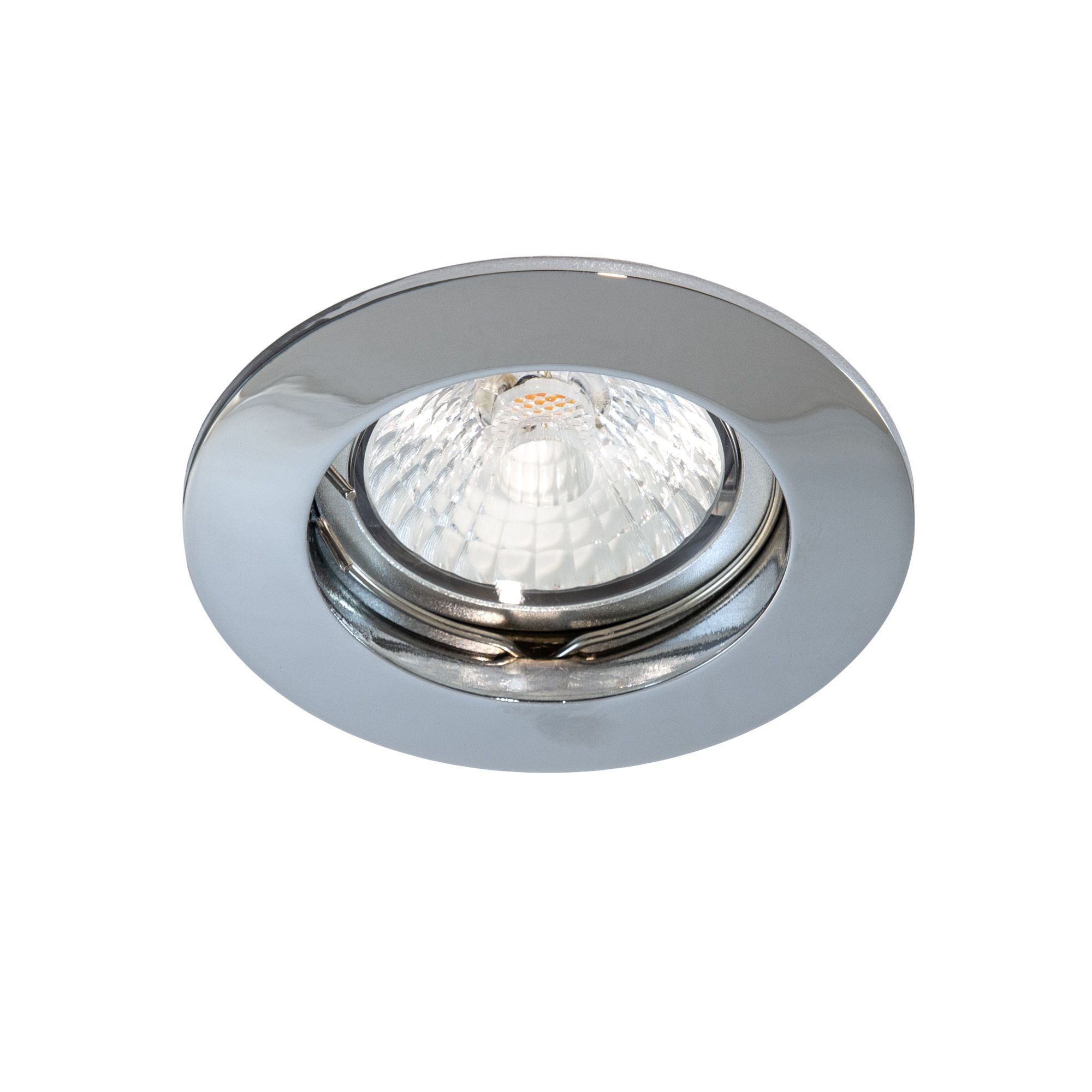 Einbauspot N-5030, starr, chrom mit Spannfeder, für Ausschnitt 65mm