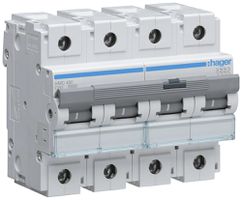 Leitungsschutzschalter Hager MCB 4P 400V Typ C 80A Icn 15kA 6TE