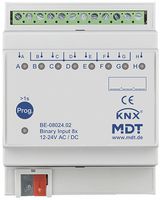 REG-Binäreingang KNX MDT BE-08024.02 8-Kan 12…24VUC 4TE
