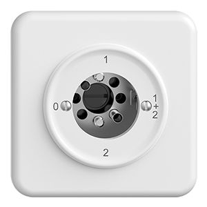 Interruttore rot.INC STANDARDdue 1/1L bianco, per serrat.s.cilind