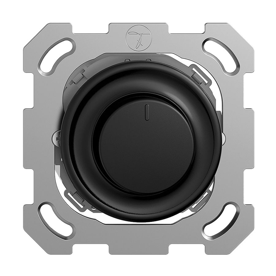 UP-Drehdimmer STANDARDdue 40…600W Phasenanschnitt schwarz