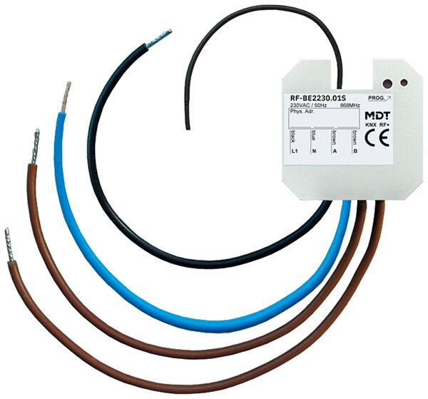 EB-Ein-/Ausgangs-Modul KNX RF+ MDT RF-BE2230.01S 2×Eing 230VAC