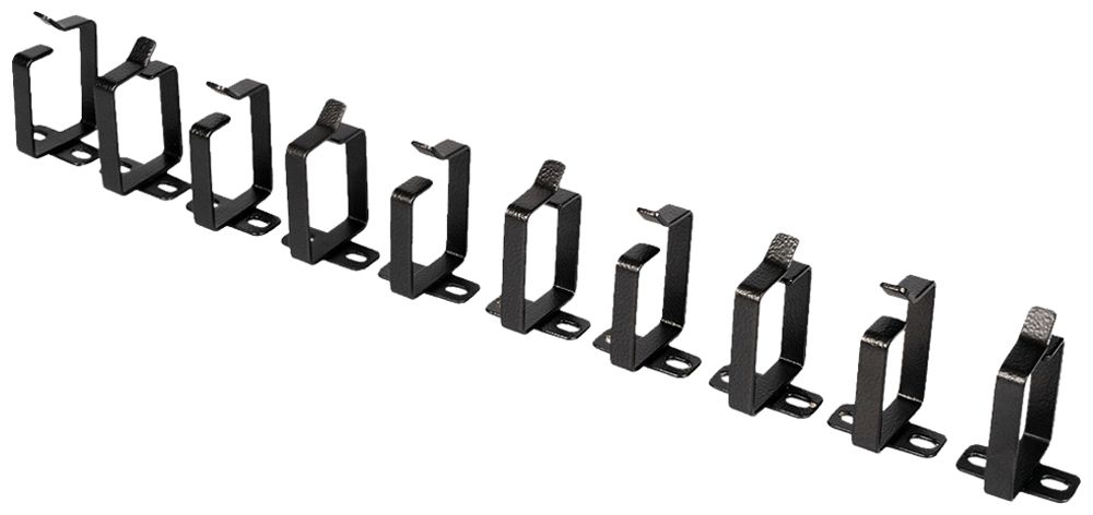 Guide-câbles ROLINE 45×44×60mm métal noir 10pcs