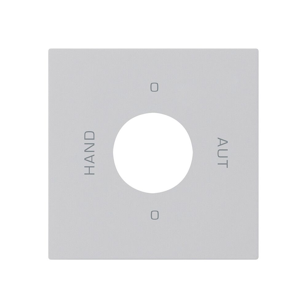 Kit frontale interruttore chiave S2 60×60 kallysto 0-Hand-0-Aut.grigio chiaro