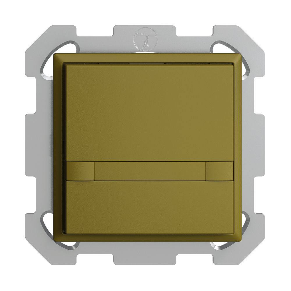 Poussoir KNX RGB ENC EDUE, 250mW, s.LED, papier, 1×pouss., comm.2×touches, ov