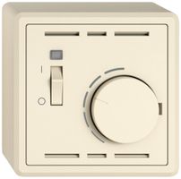 AP-Raumthermostat EDIZIO.liv SNAPFIX® m.Schalter 230VAC 50Hz cr