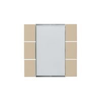 Frontset Hager kallysto 6×KNX beige