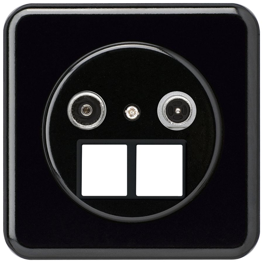 UP-Multimediadose basico TV-R Bauart C 10.5dB 2GHz schwarz