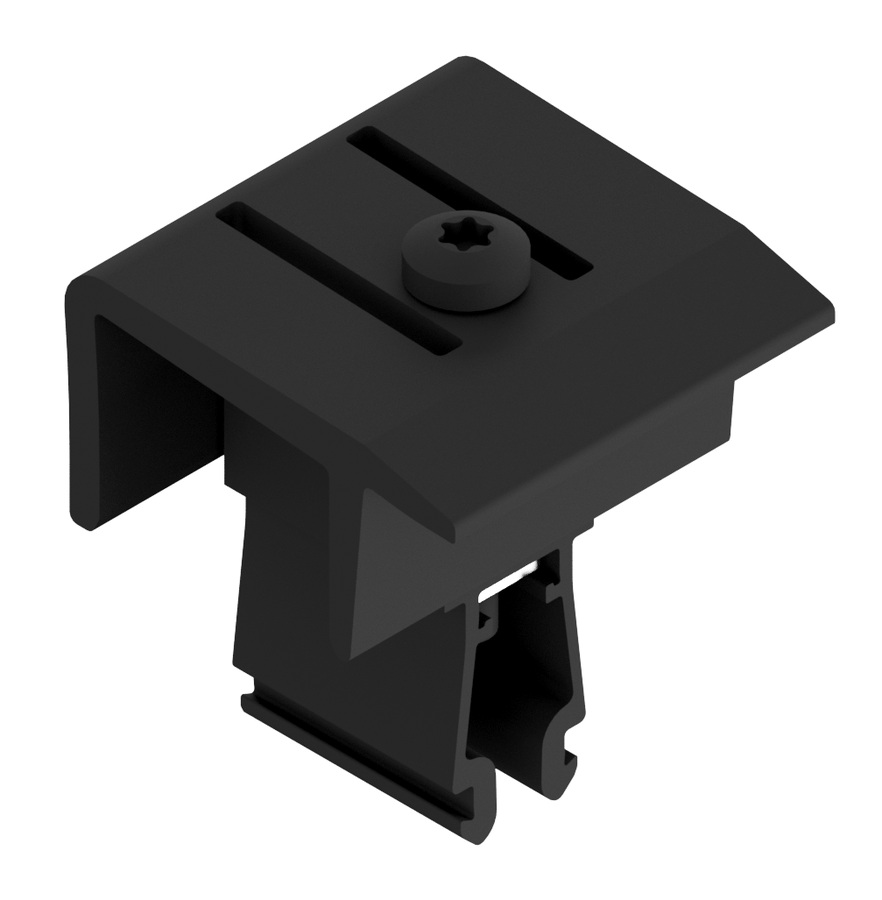 Endklemme MSP-PR-ECB 28-45mm schwarz