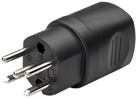 Stecker ELBRO T15 schwarz 10A 400V