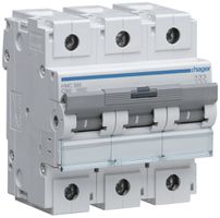 Leitungsschutzschalter Hager MCB 3P 400V Typ C 80A Icn 15kA 4.5TE