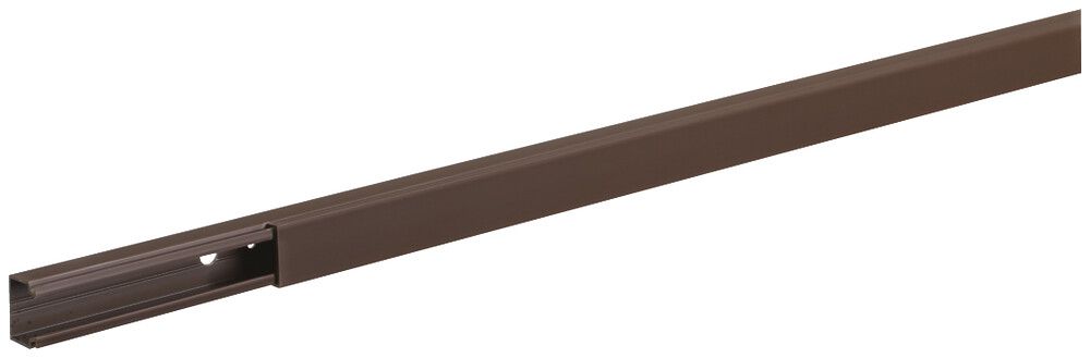 Canale d'installazione tehalit LF 20×20×2000mm (l×h×L) PVC marrone