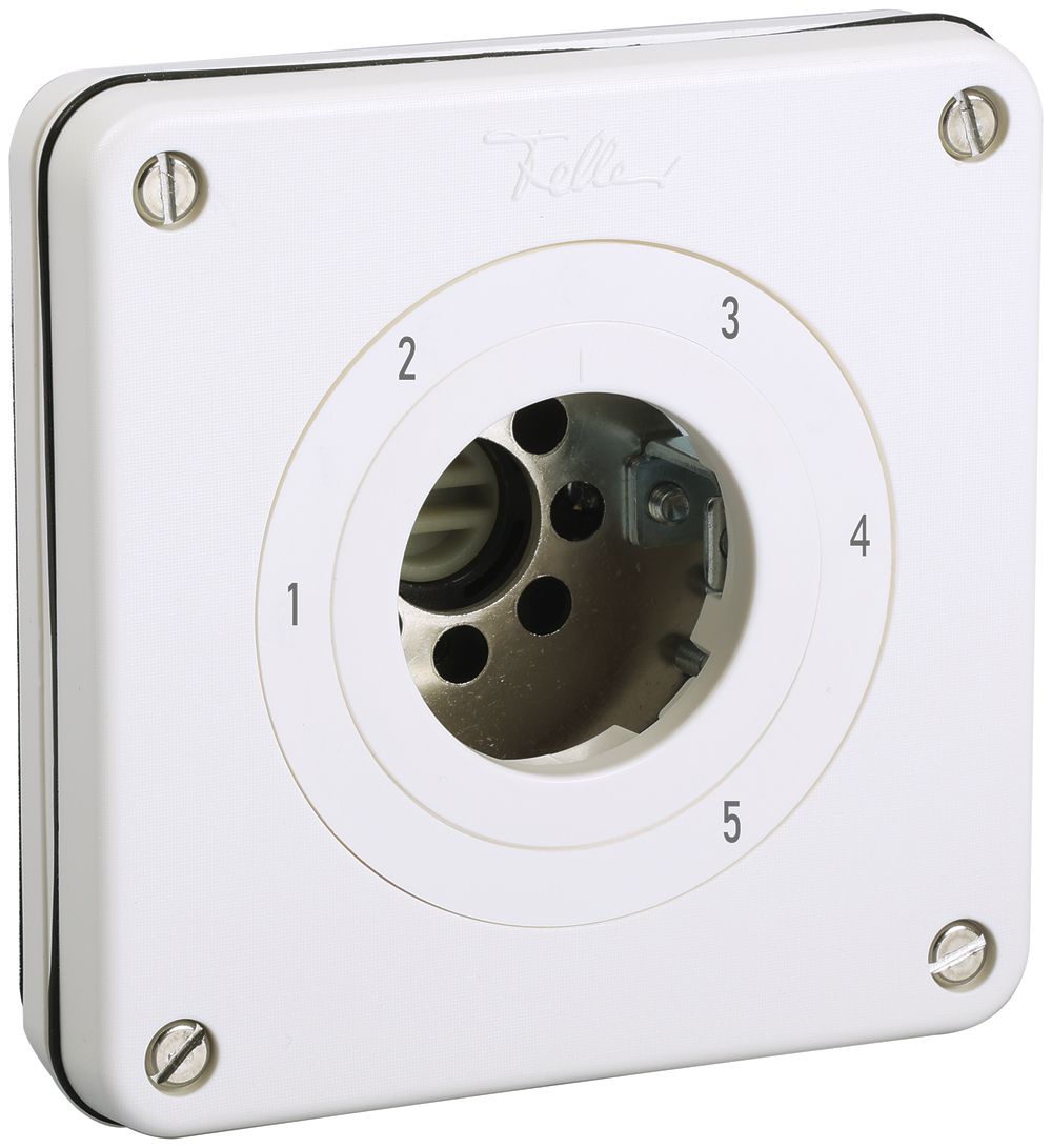 Interruttore graduato INC senza cilindro NEVO 1P, IP21, 1-2-3-4-5, rit.9, bianco