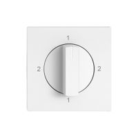 Montageset EDIZIO.liv SNAPFIX® f.Drehschalter m.Griff 2-1-2-1 ws