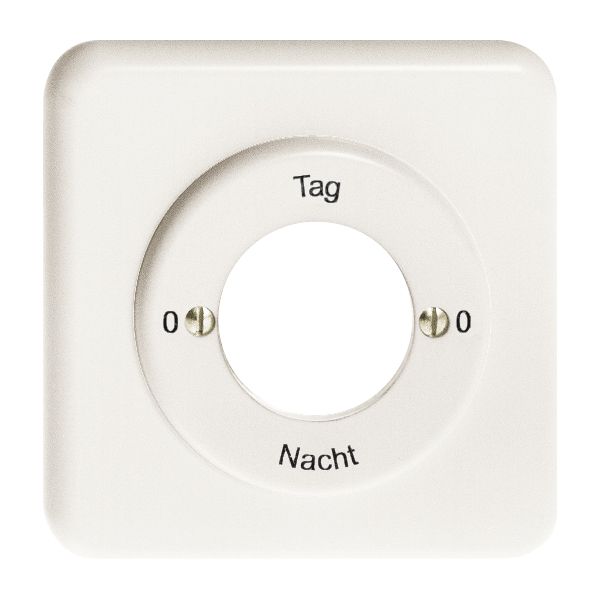 Kit frontale 0-Tag-0-Nacht bianco per interr.rotativo a chiave