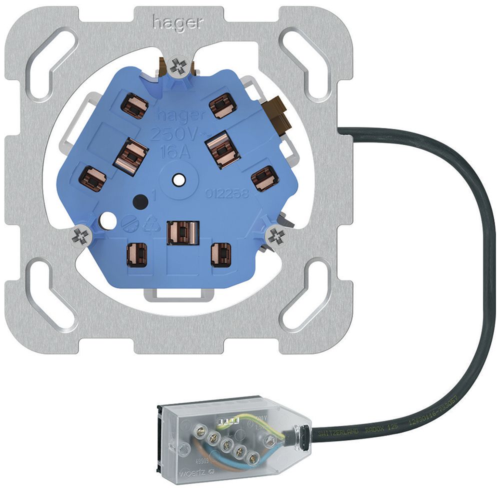 Prise INC 3×type 13/23 Hager, L3, Technofil