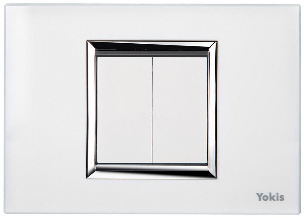 AP-RF-Wandsender Yokis TLM2T503, 2 Tasten weiss