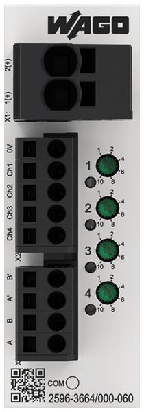 Elektronischer Schutzschalter WAGO Modbus RTU 1…10A 4 Kanäle