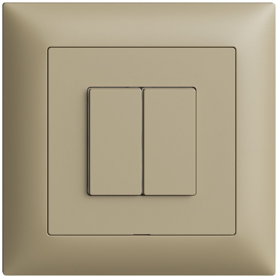 Interruttore INC 2K/2T Edue Wiser sand