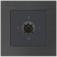 Interruttore rotativo INC kallysto.pro 0/2L nero per serratura senza cilindro