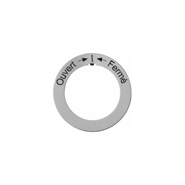 Disque indicateur Ouvt->I<-Fermé Al AG SS,GUP SS
