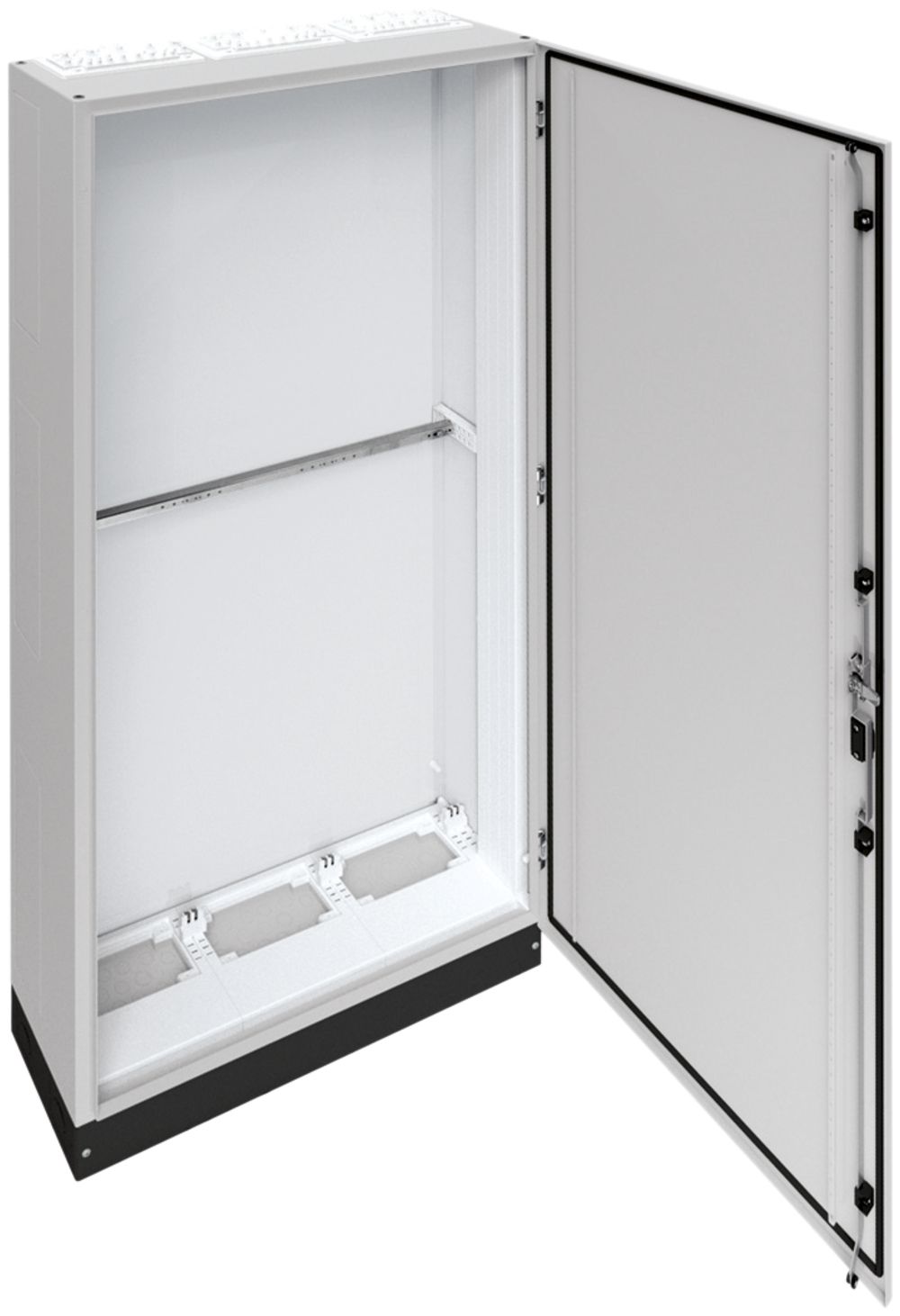 Schrank Hager univers Schutzklasse II 1850×800×275mm mit Sockel 100mm IP55