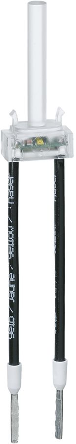 LED Hager 230V zu Schalter blau