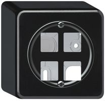 AP-Montageset origin gerade 4×HMS 88×88mm schwarz