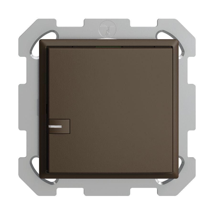 UP-KNX-Taster RGB EDUE, 250mW, m.RGB-LED, 1×Taste, 1×Tastenb., cof